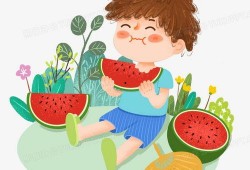 吃瓜小孩头像动漫版,吃瓜小孩动漫版头像萌动来袭