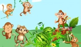 猴子吃瓜的故事,一场智慧与勇气的较量