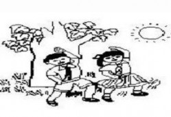 吃小瓜看图写话,探寻民间美味