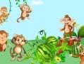 给猴王吃瓜,瓜果盛宴中的欢乐时光