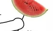 吃瓜吃出水泡图片